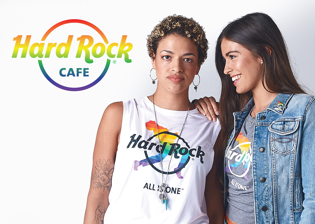 Zum CSD: Pride Collection im Hard Rock Cafe.