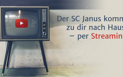 Der SC Janus kommt zu dir nach Hause: per Videostream