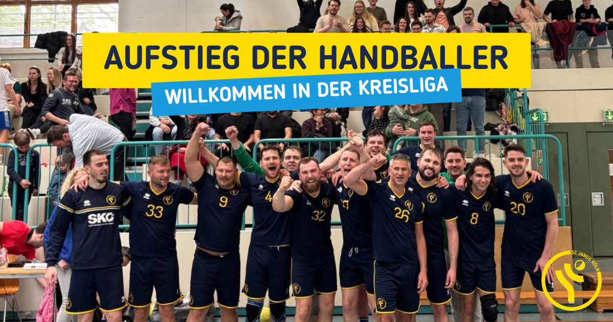 Handballer steigen auf: Wir gratulieren!