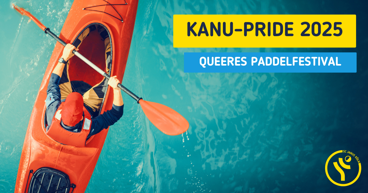 Kanu-Pride 2025 – Paddeln, Party, Pride!
