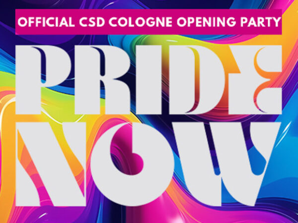 Logo der Pride Now Opening Party