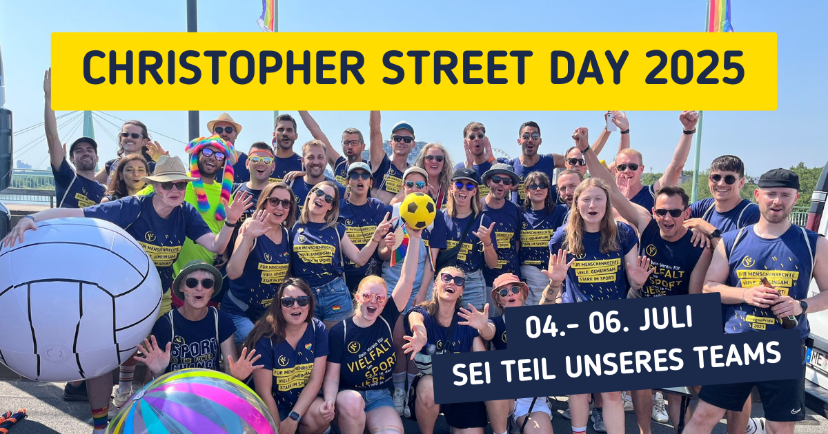 Sei dabei: mit dem SC Janus auf dem CSD