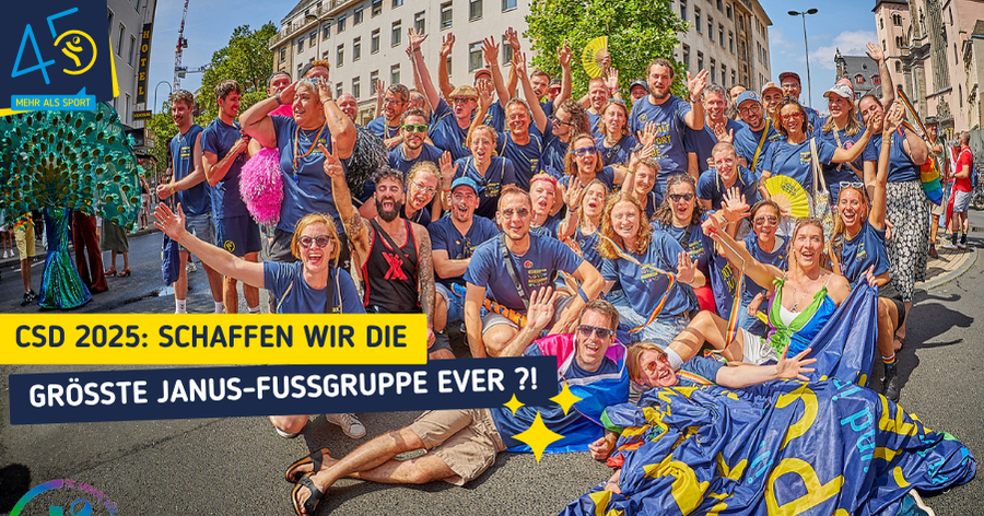 Zum Jubiläum auf die Straße – mit der größten Fußgruppe ever!