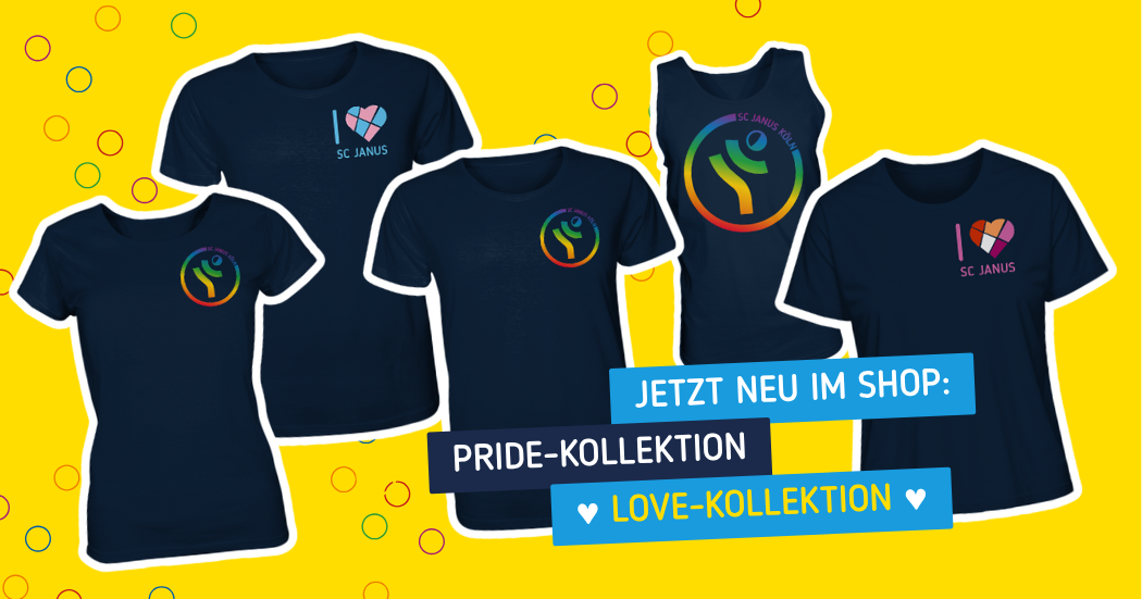 Stolz in deinem Janus-Pride-Outfit!