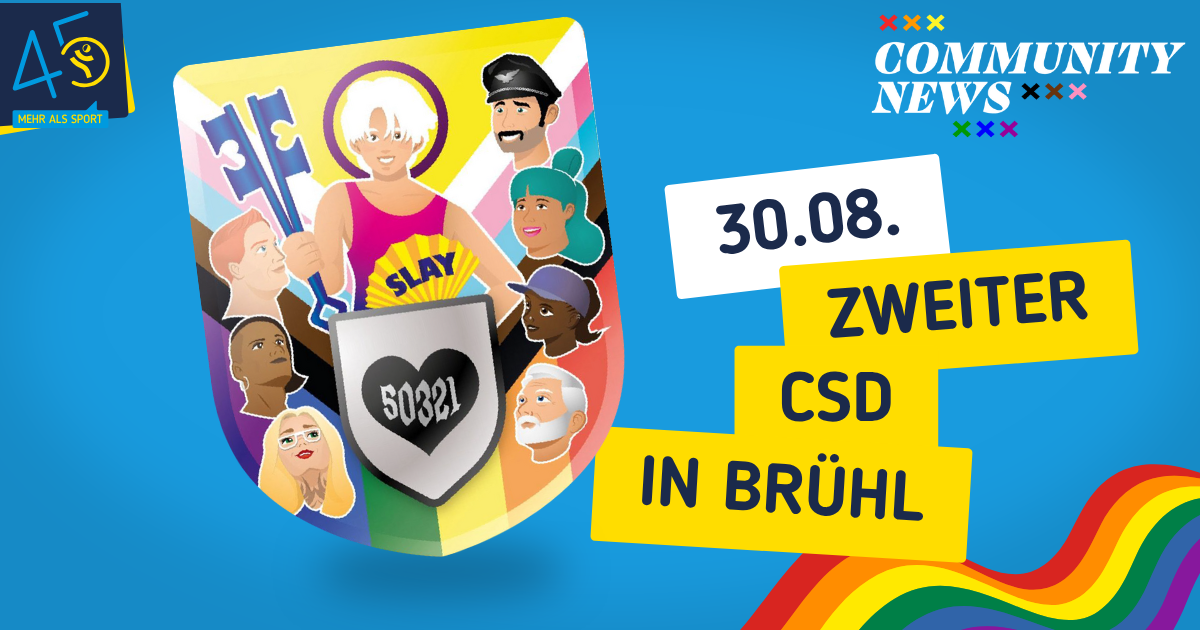 Liebe. Heimat. Vielfalt. – Brühl feiert den zweiten Christopher Street Day